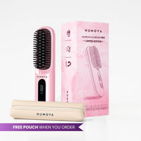 Numoya Portable Straightener Brush – GoBrush PRO
