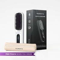 Numoya Portable Straightener Brush – GoBrush PRO