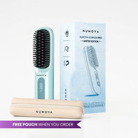 Numoya Portable Straightener Brush – GoBrush PRO