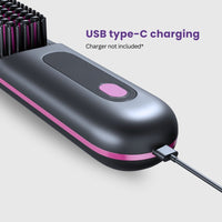 Numoya Portable Straightener Brush – GoBrush PRO